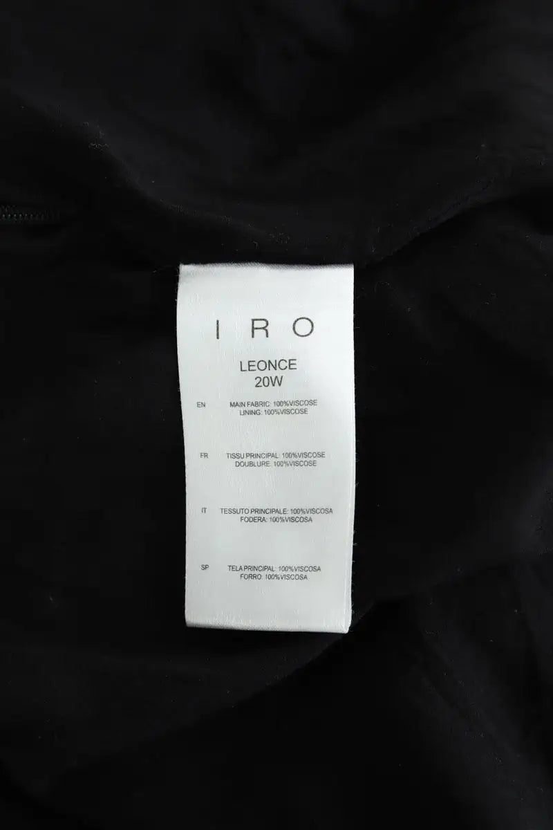 Mini jupe Iro Kaki en Viscose