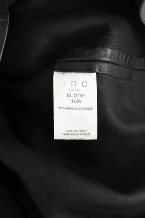 Mini jupe Iro Noir en Cuir
