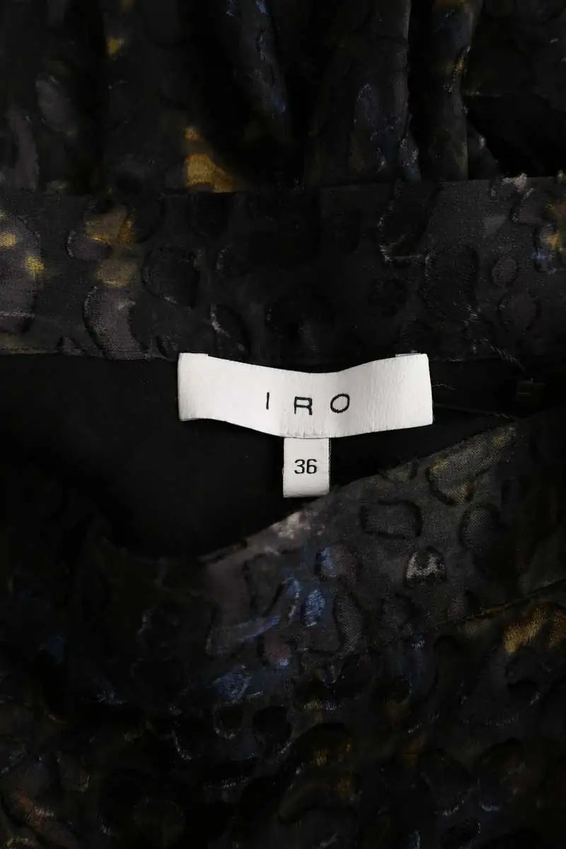 Mini jupe Iro Noir en Viscose