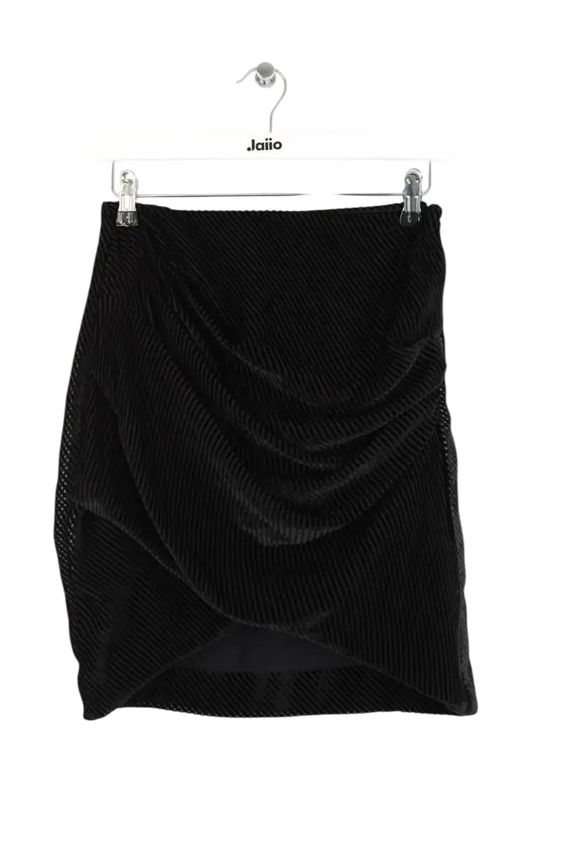 Mini jupe Iro Noir en Viscose, taille XS - Seconde Main