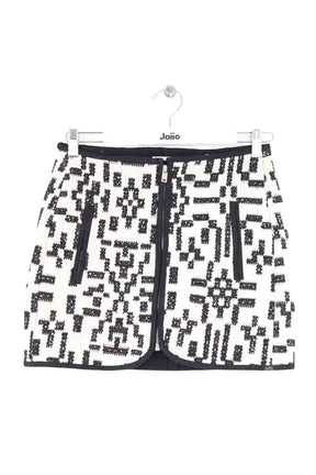 Mini jupe Isabel Marant Arona Blanc en Coton, taille S - Seconde Main