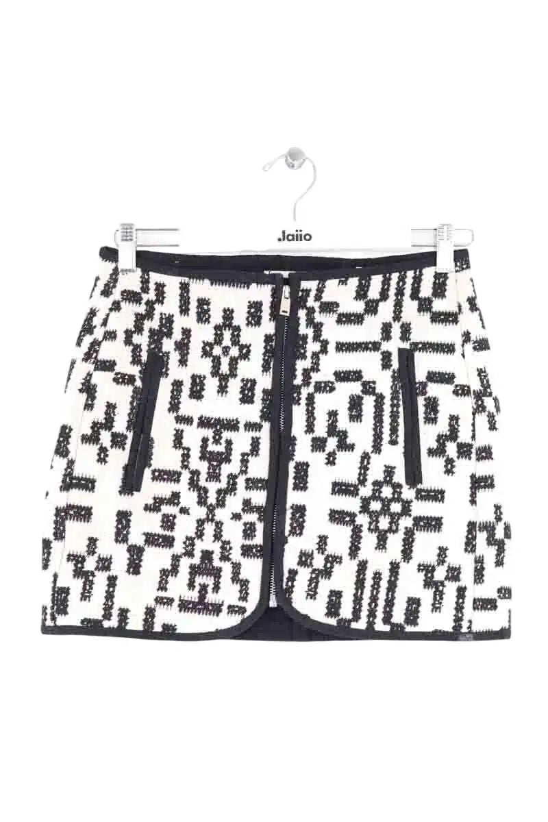 Mini jupe Isabel Marant Arona Blanc en Coton, taille S - Seconde Main