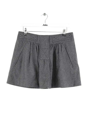 Mini jupe Isabel Marant Étoile Anthracite en Laine, taille S - Seconde Main