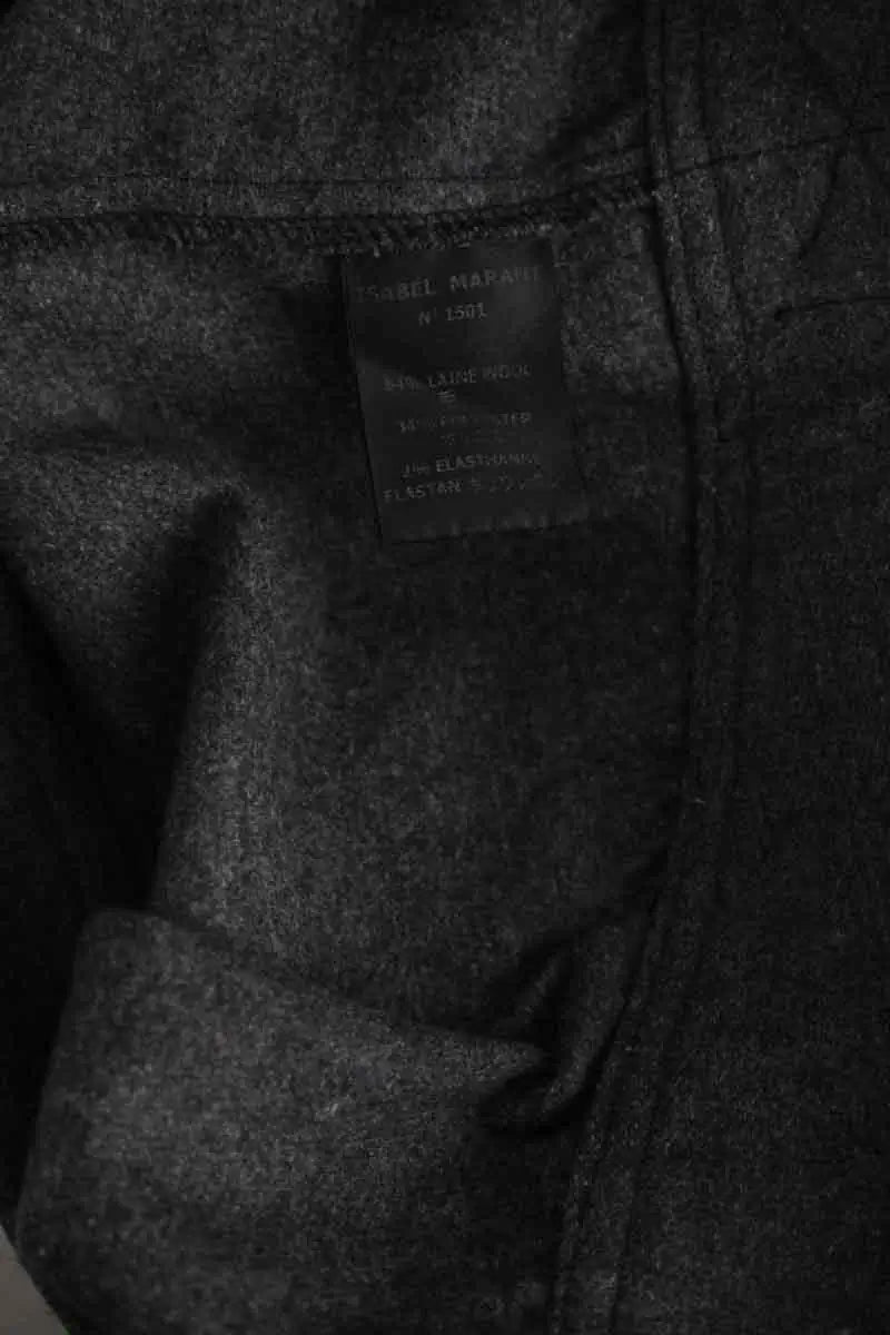 Mini jupe Isabel Marant Étoile Anthracite en Laine