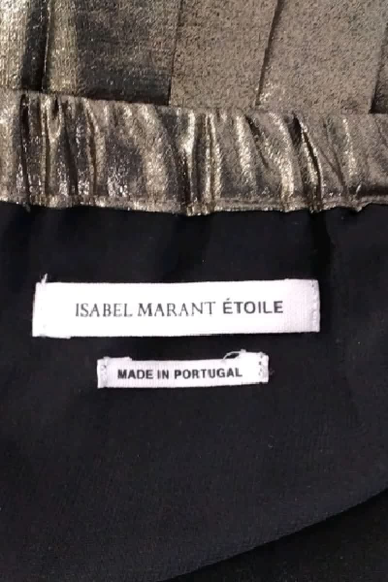 Mini jupe Isabel Marant Étoile Argent en Polyester