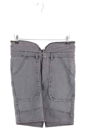 Mini jupe Isabel Marant Étoile Gris en Coton, taille XS - Seconde Main