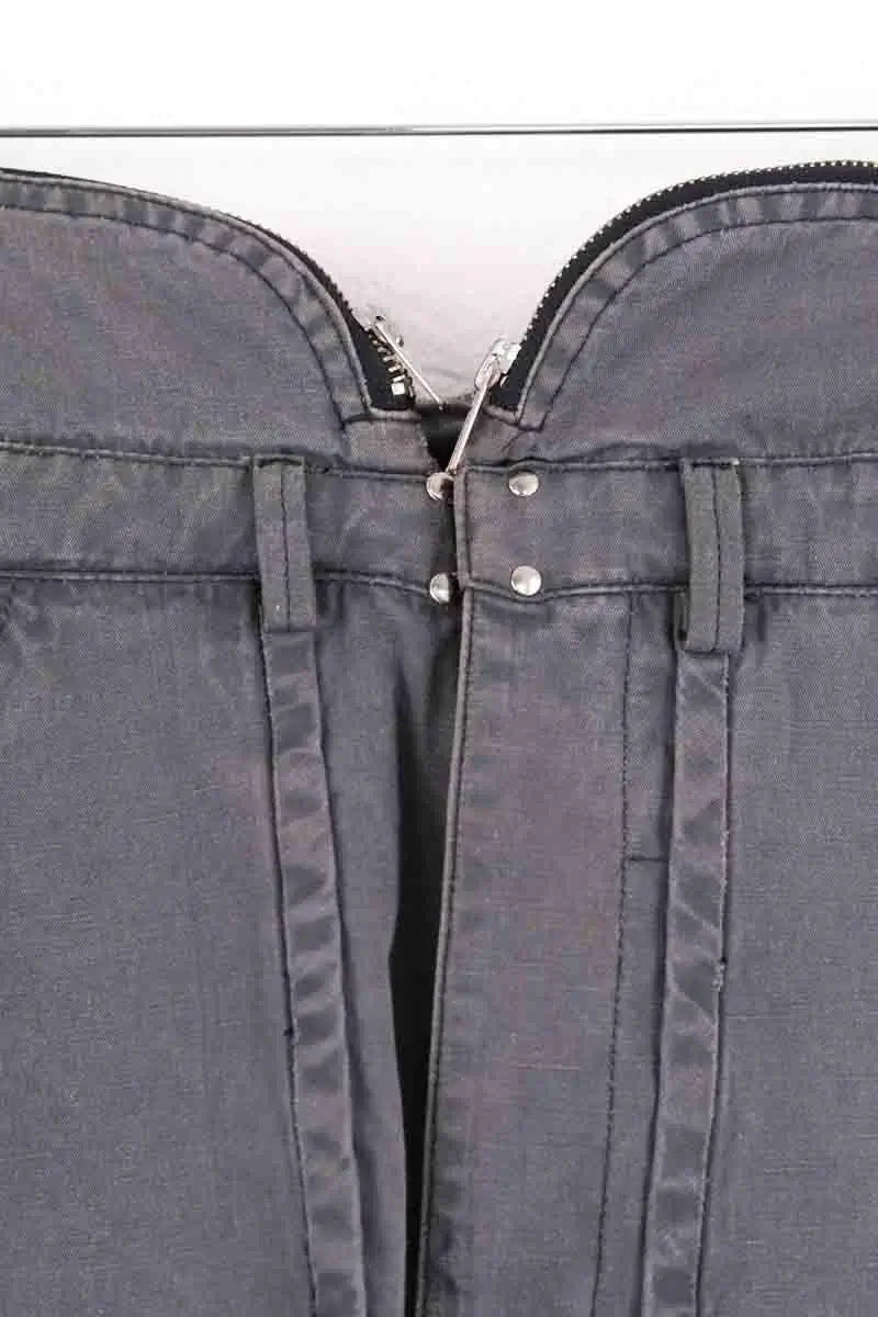 Mini jupe Isabel Marant Étoile Gris en Coton