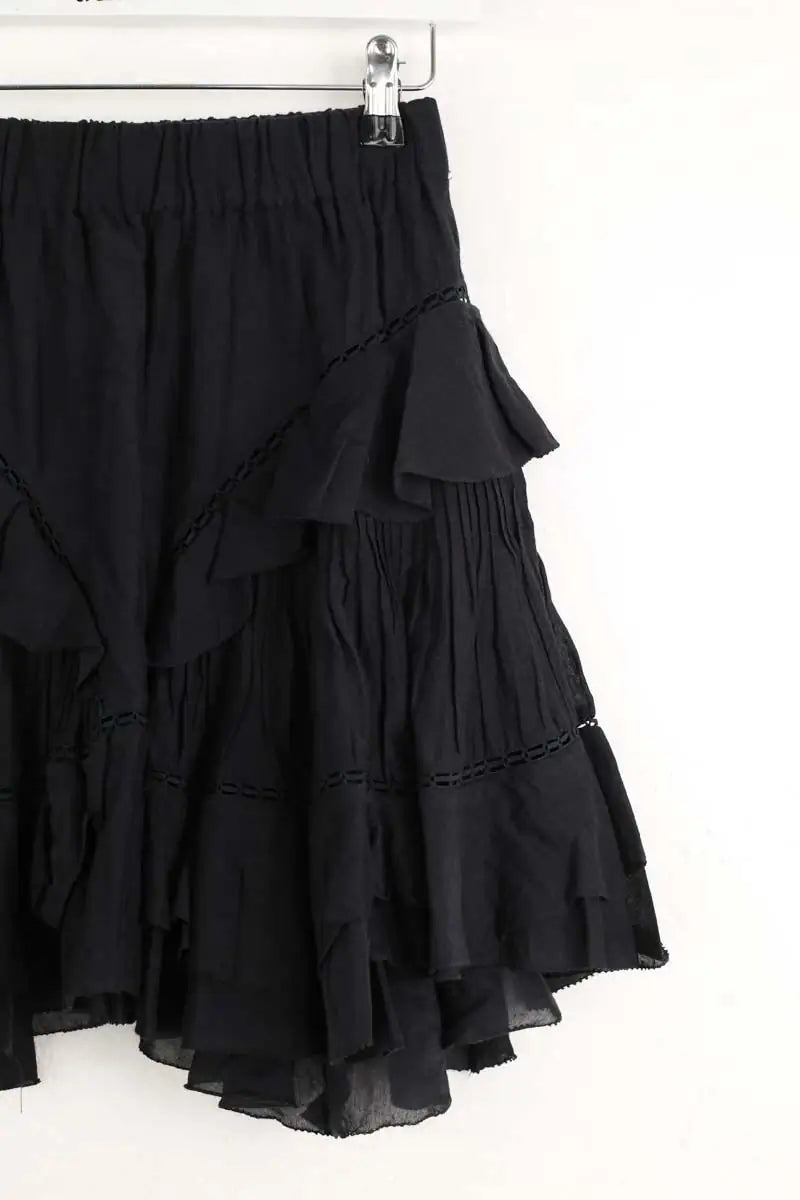 Mini jupe Isabel Marant Étoile Noir en Coton