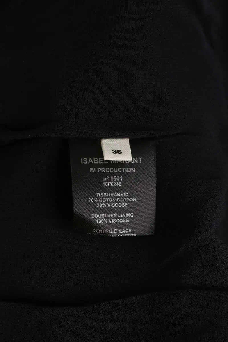 Mini jupe Isabel Marant Étoile Noir en Coton