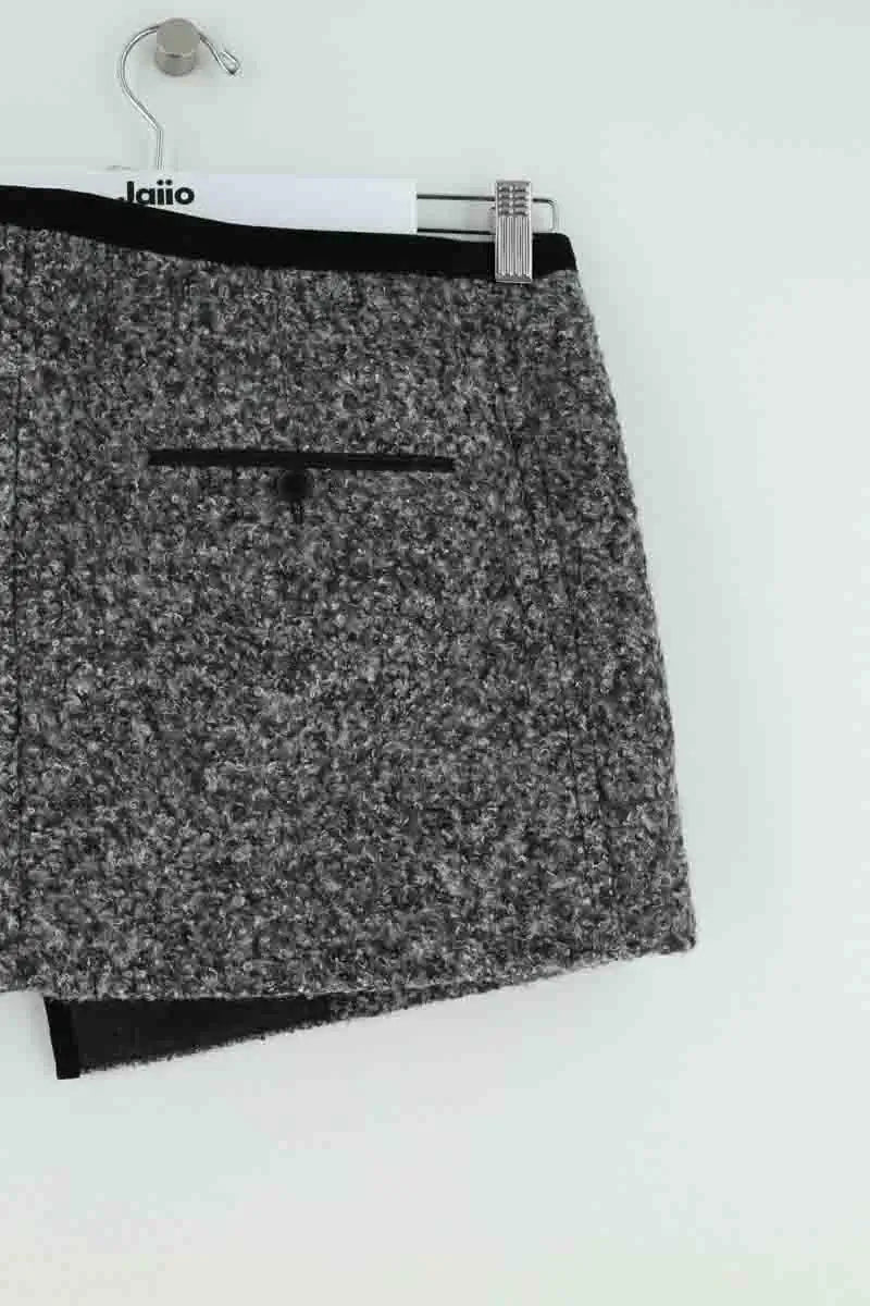 Mini jupe Isabel Marant Gris en Coton