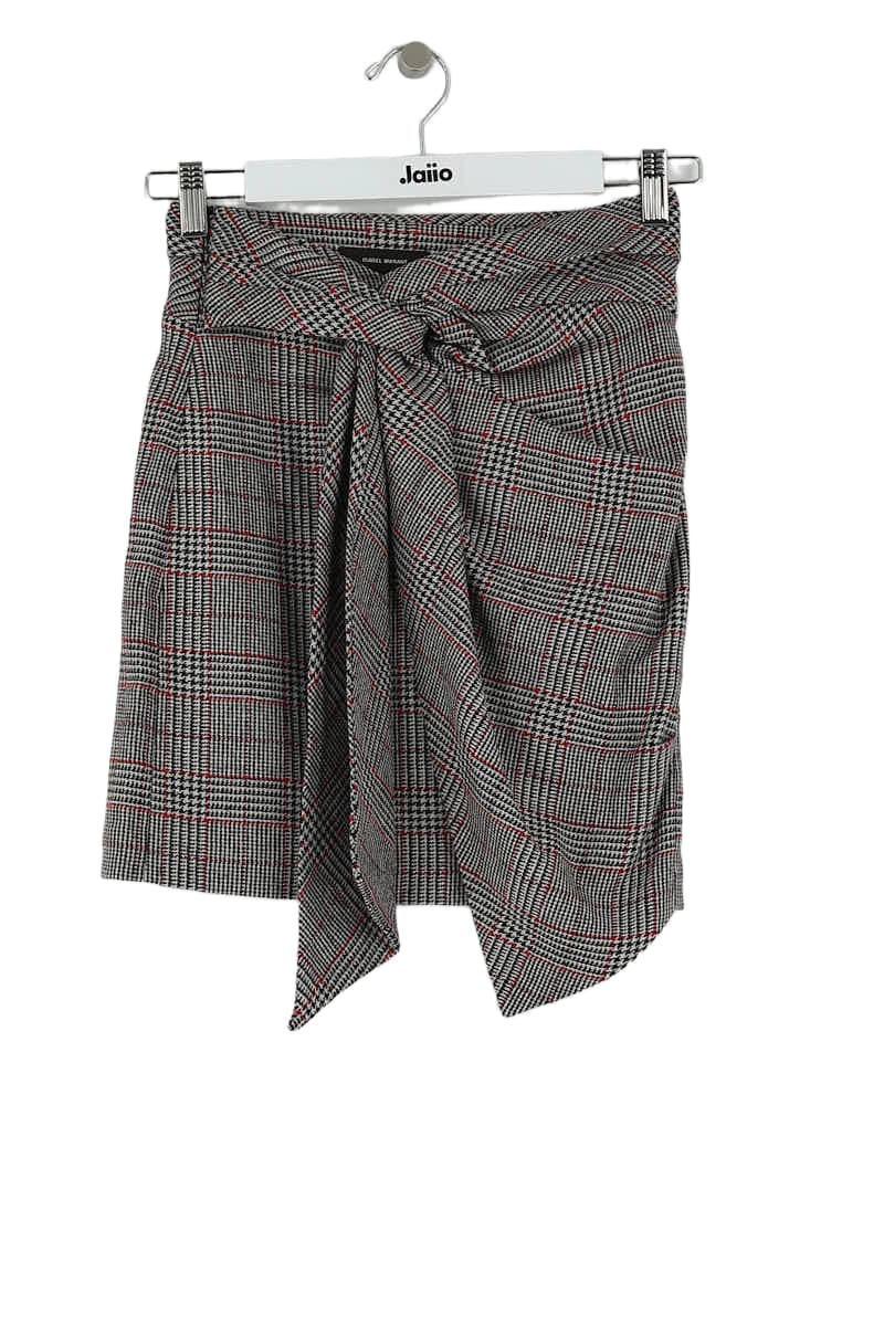 Mini jupe Isabel Marant Gris en Polyester, taille XS - Seconde Main
