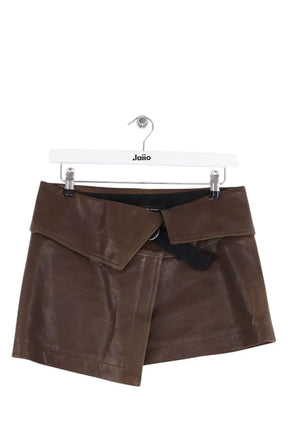 Mini jupe Isabel Marant Marron en Cuir, taille S - Seconde Main