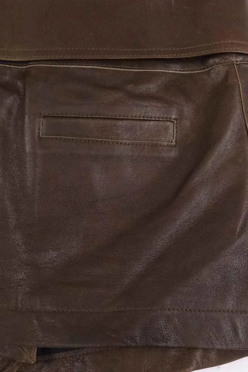 Mini jupe Isabel Marant Marron en Cuir