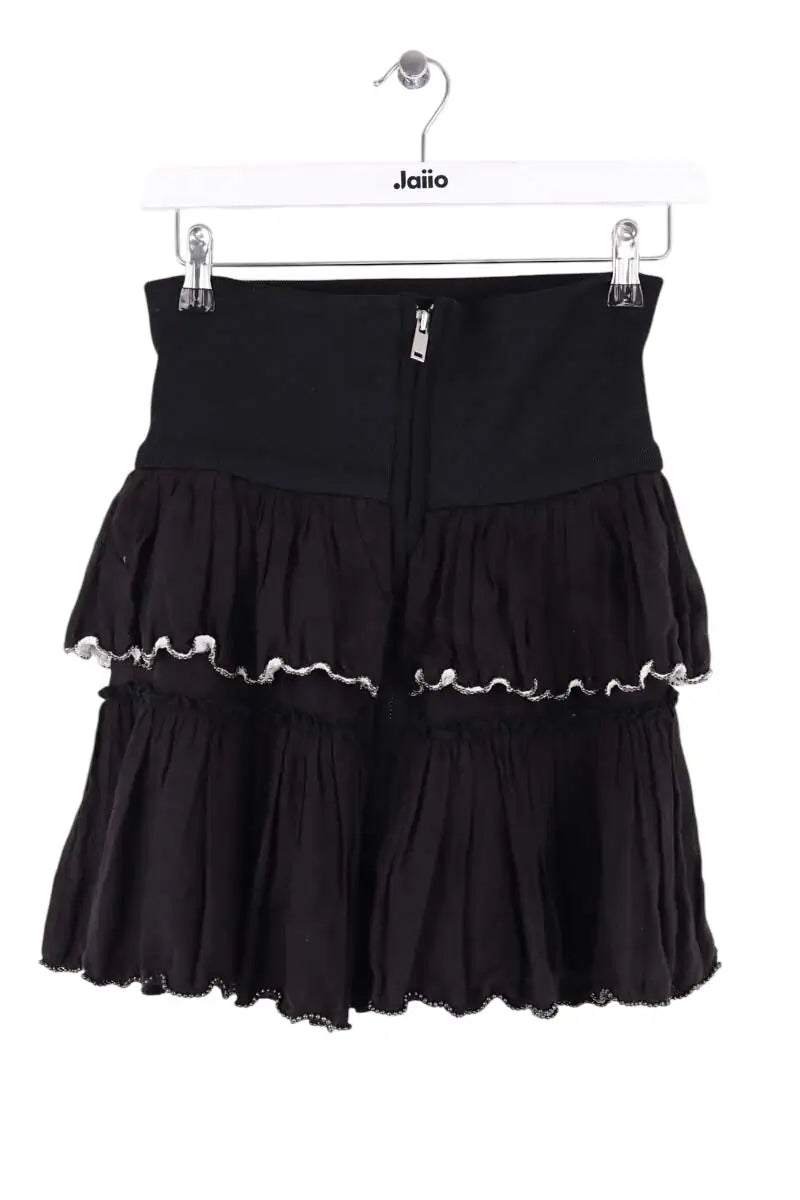 Mini jupe Isabel Marant Noir en Coton, taille S - Seconde Main