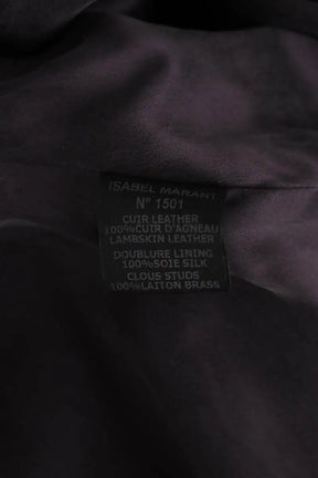 Mini jupe Isabel Marant Noir en Cuir