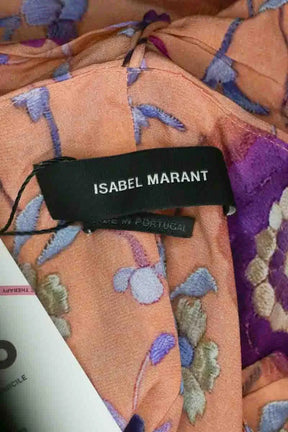 Mini jupe Isabel Marant Orange en Soie