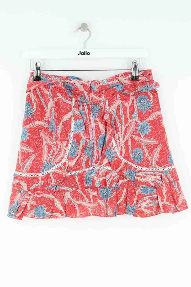 Mini jupe Isabel Marant Rose en Coton