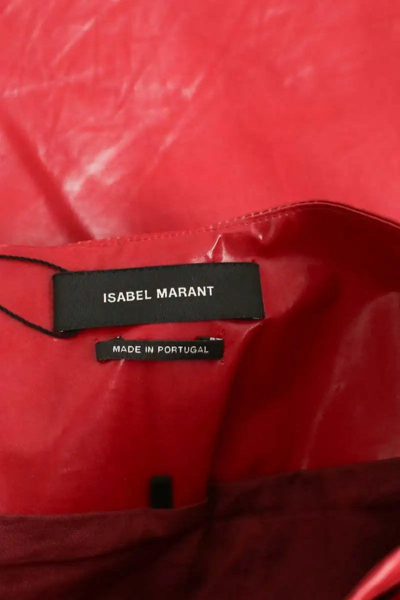 Mini jupe Isabel Marant Rouge en Coton