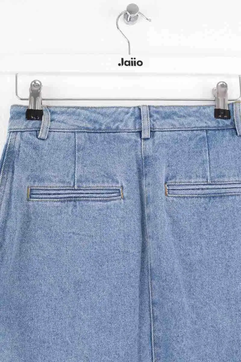 Mini jupe Jour/Né Bleu en Coton