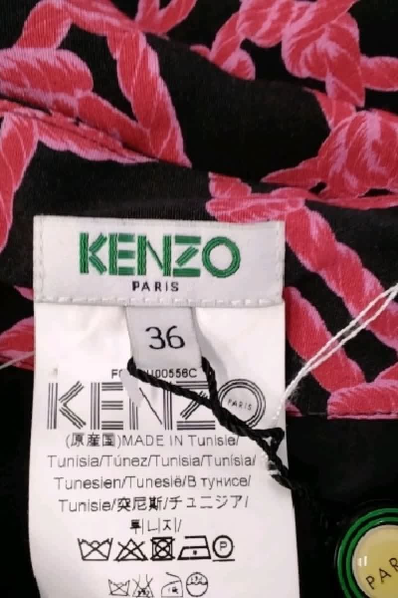 Mini jupe Kenzo Rose en Viscose