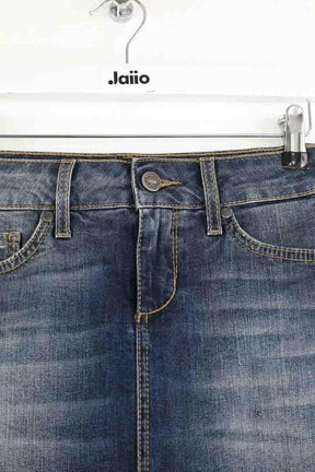 Mini jupe Liu Jo Bleu en Coton - élasthanne