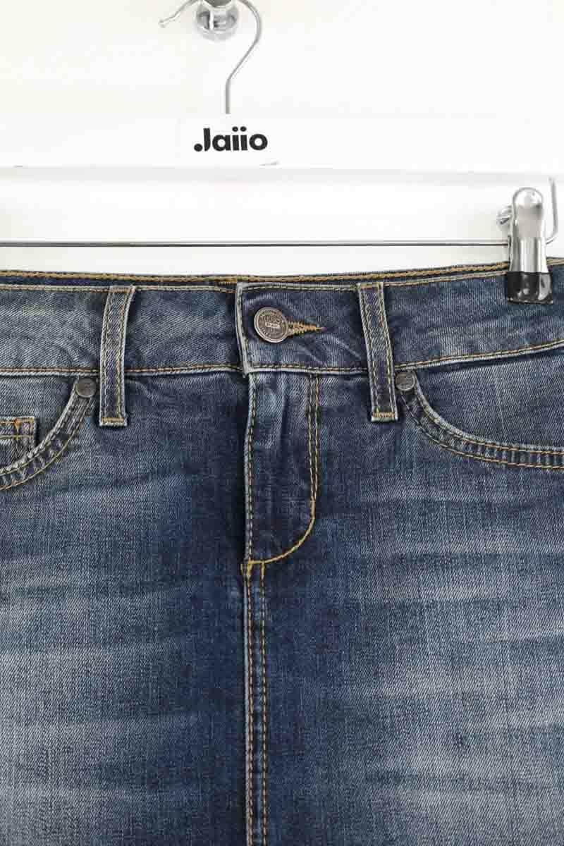 Mini jupe Liu Jo Bleu en Coton - élasthanne