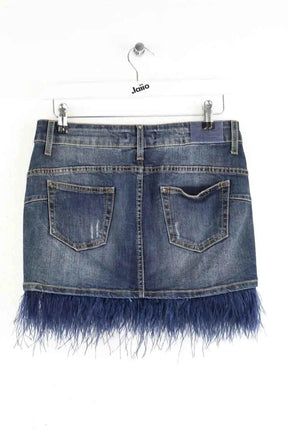 Mini jupe Liu Jo Bleu en Coton - élasthanne