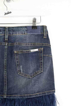 Mini jupe Liu Jo Bleu en Coton - élasthanne