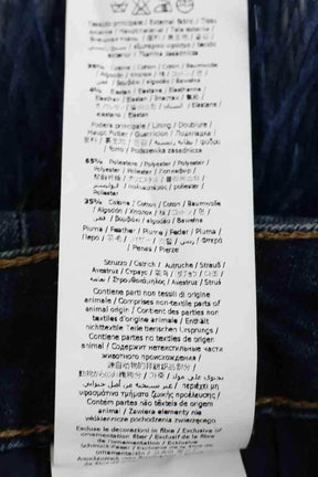 Mini jupe Liu Jo Bleu en Coton - élasthanne