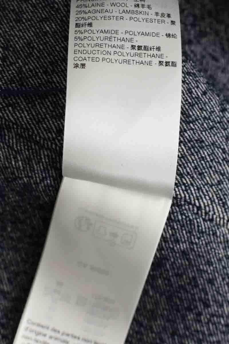 Mini jupe Louis Vuitton Gris en Laine