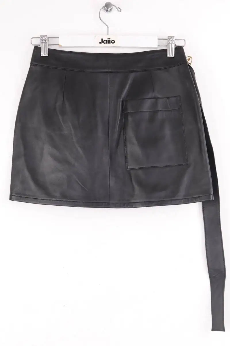 Mini jupe Louis Vuitton Noir en Cuir