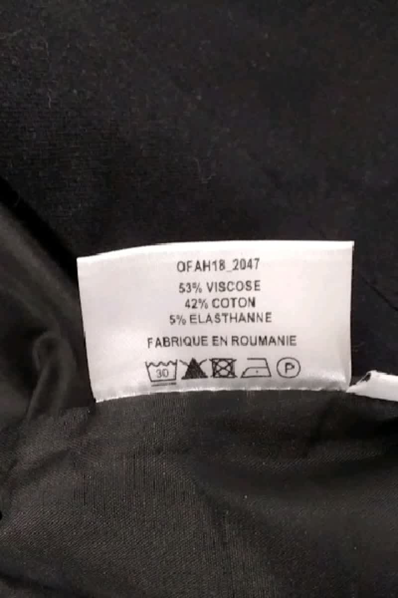 Mini jupe Maison Standards Noir en Viscose