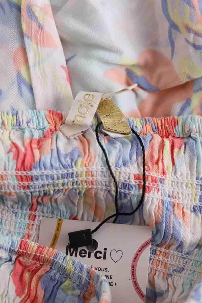 Mini jupe Maje Bleu en Viscose