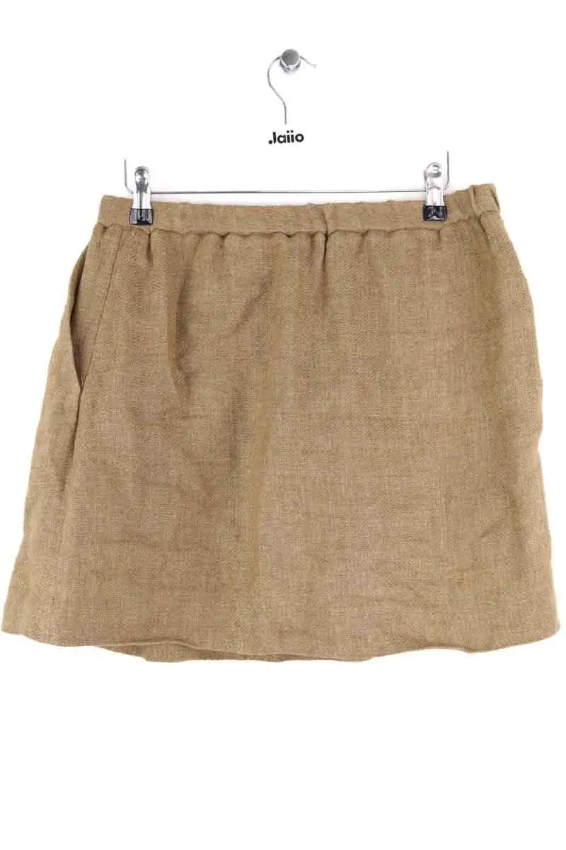 Mini jupe Maje Camel en Lin