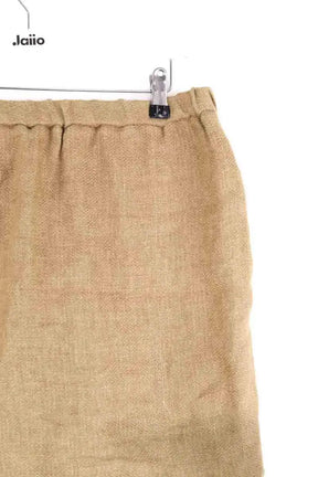 Mini jupe Maje Camel en Lin