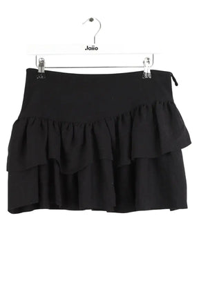 Mini jupe Maje Flux Noir en Viscose, taille M - Seconde Main