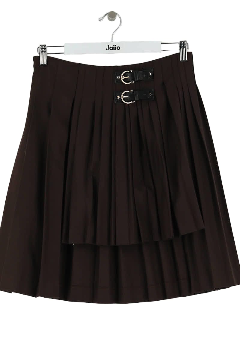 Mini jupe Maje Marron en Polyester, taille S - Seconde Main