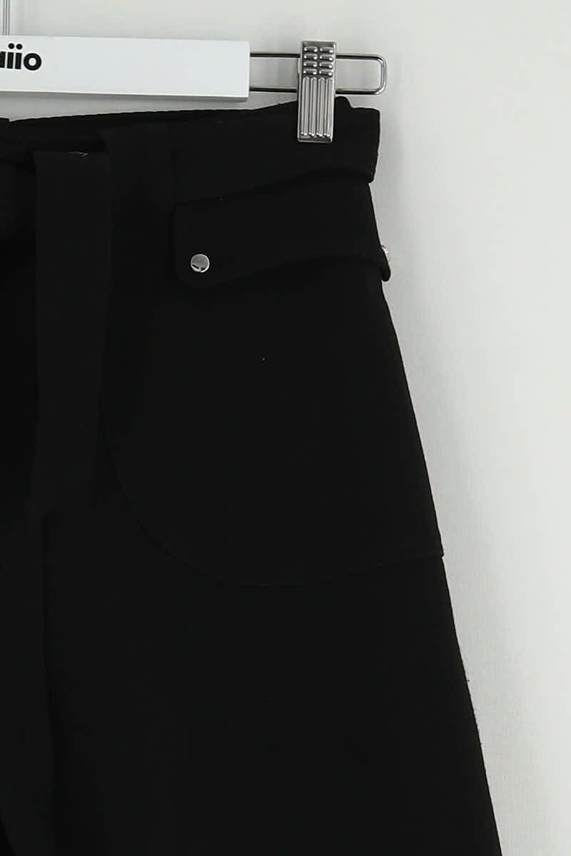 Mini jupe Maje Noir en Coton
