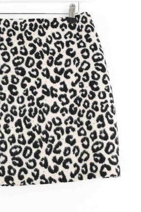 Mini jupe Maje Noir en Laine
