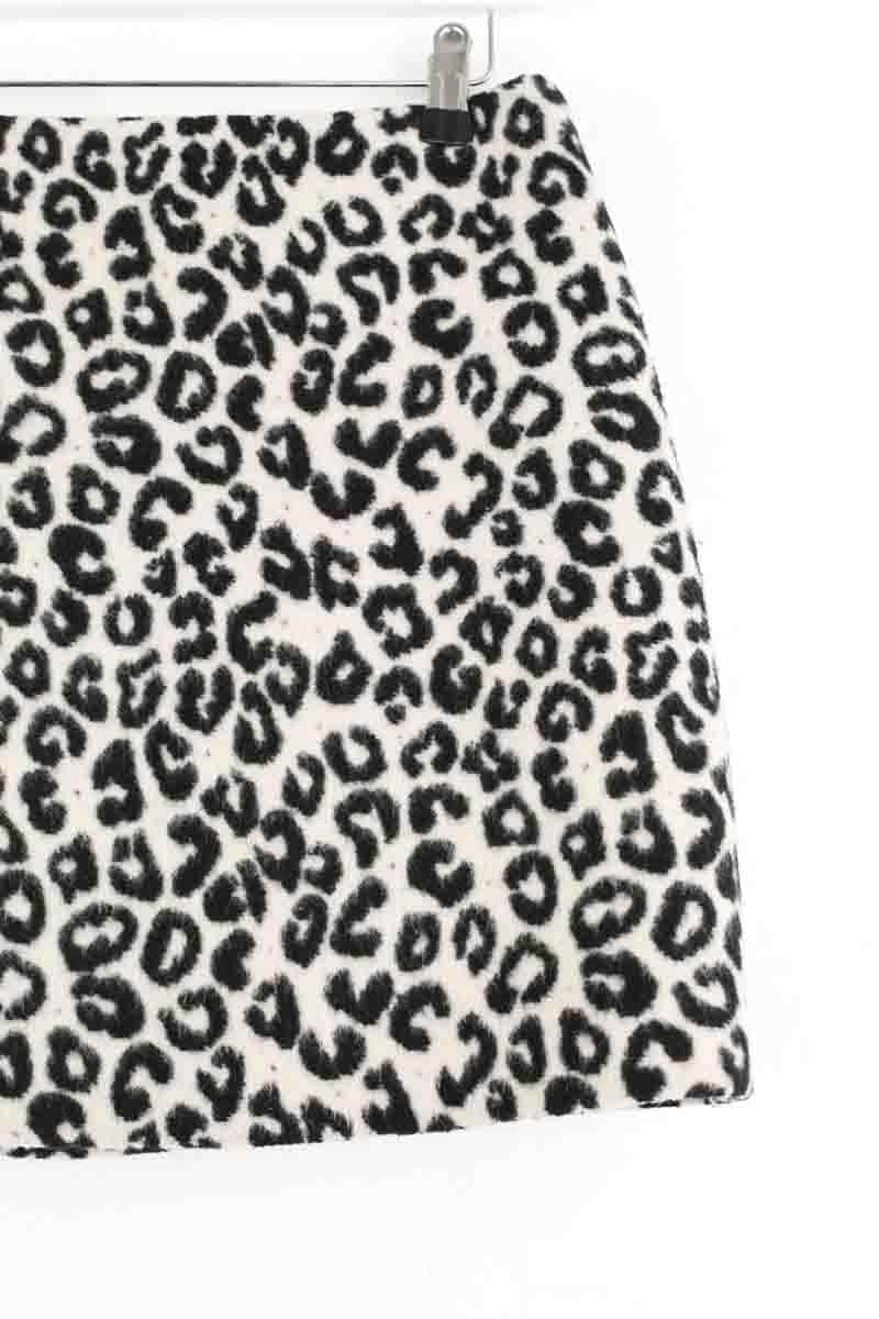 Mini jupe Maje Noir en Laine
