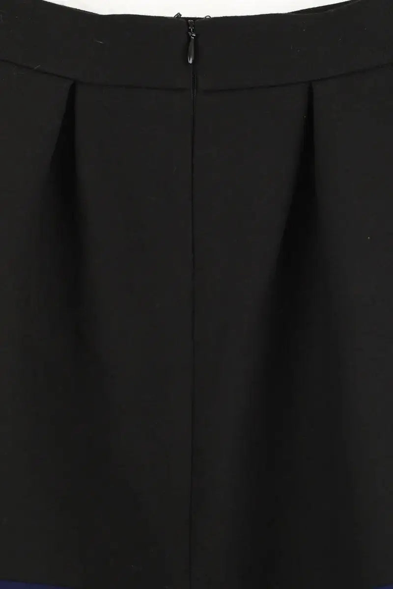 Mini jupe Maje Noir en Polyester