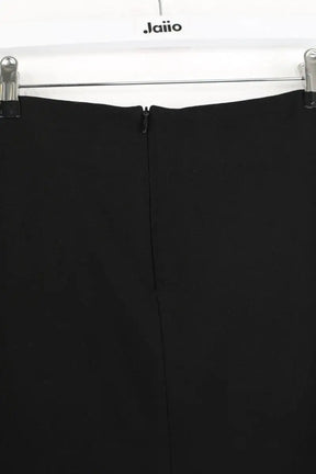 Mini jupe Maje Noir en Polyester