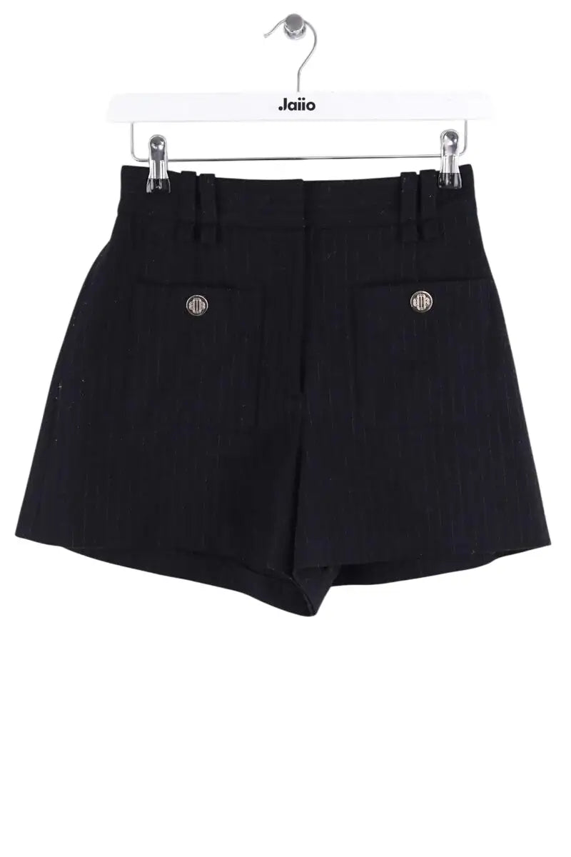 Mini jupe Maje Noir en Synthétique, taille S - Seconde Main