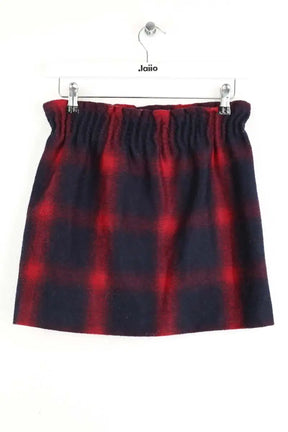 Mini jupe Maje Rouge en Laine