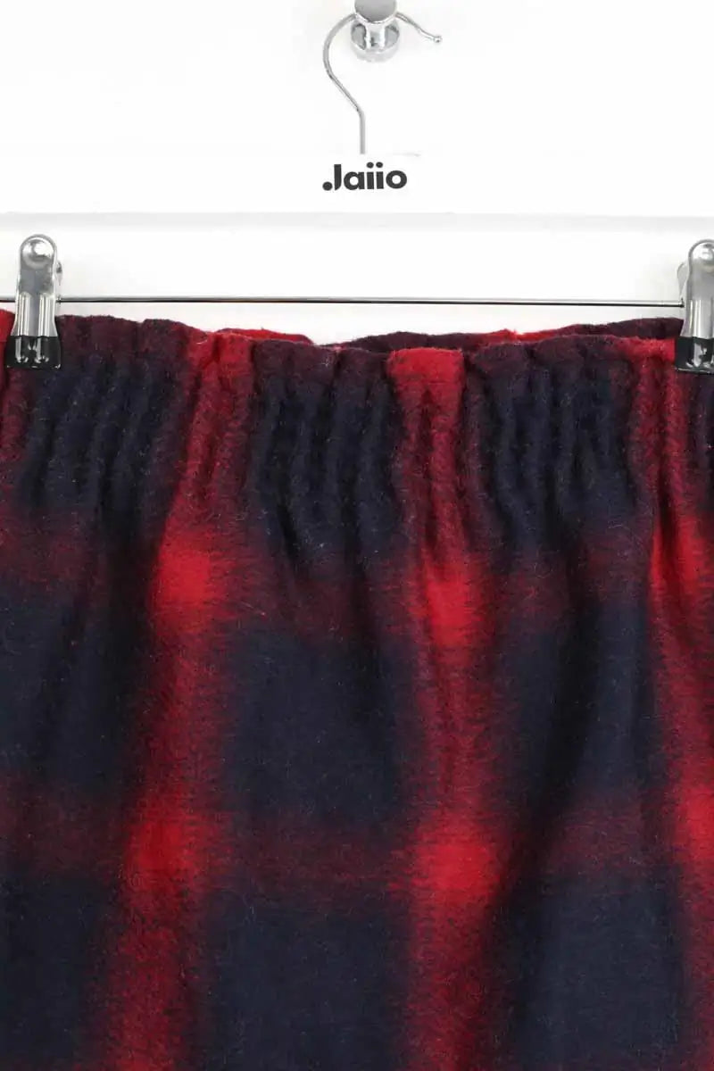 Mini jupe Maje Rouge en Laine