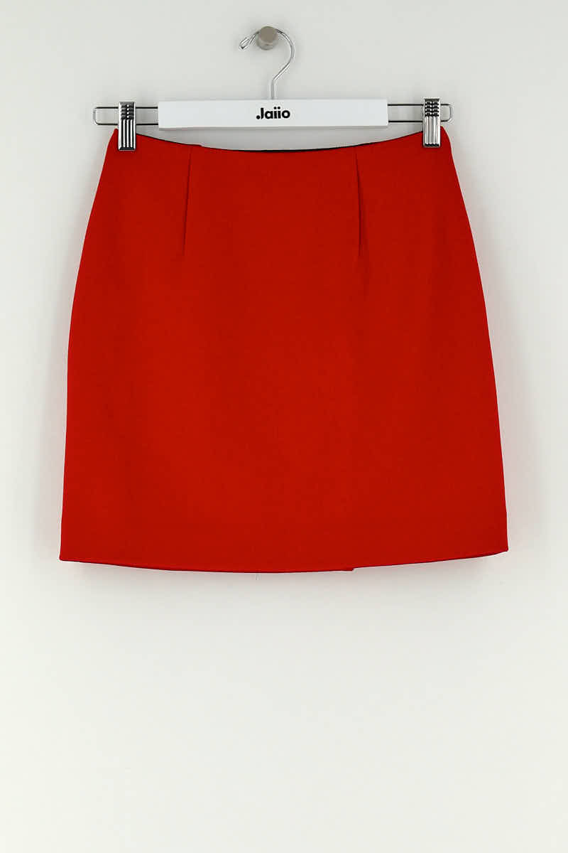 Mini jupe Maje Rouge en Polyester