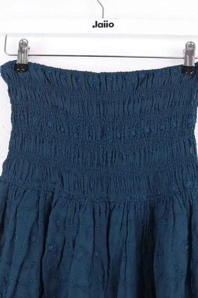 Mini jupe Maje Vert en Viscose