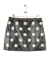 Mini jupe Marc Jacobs Noir en Cuir, taille L - Seconde Main