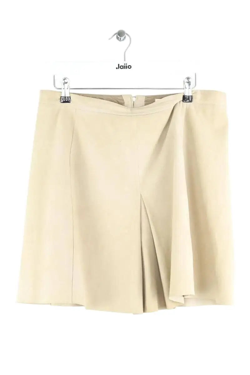 Mini jupe Max & Moi Beige en Daim, taille L - Seconde Main