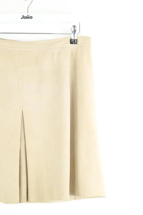 Mini jupe Max & Moi Beige en Daim